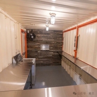 Maison conteneur préfabriquée, café mobile, kiosque commercial modulaire pour chambre et salle de bain, moderne, certifié CE ISO
