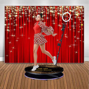 Selfie portátil <span class=keywords><strong>360</strong></span> grados <span class=keywords><strong>plataforma</strong></span> Spinner negocios Photobooth inalámbrico automático giratorio selfie <span class=keywords><strong>360</strong></span> Photo Booth Motor - Product Image 5