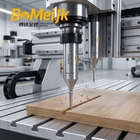 BoMeiJK CNC TCT 2 Flute 45 Helix Straight Router Bit Solid Shank Woodworking Milling Cutter ODM/OEM
