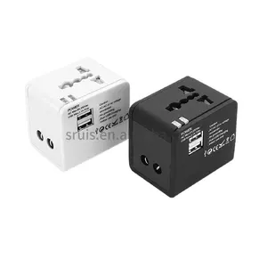 Alta Qualidade Preço Barato Universal Travel Adapter com dual usb International Power Charger