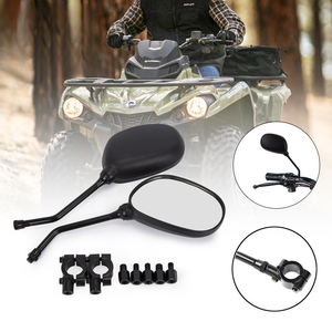 Réflecteur de rétroviseur universel pour VTT, <span class=keywords><strong>quad</strong></span>, véhicule de plage, moto, accessoires de remplacement - Product Image 4