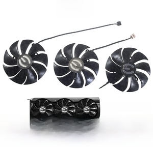 Ventilador de Tarjeta Gráfica de 87 mm T129215SU PLA09215S12H 12V 0.55A 4 Pines para <span class=keywords><strong>EVGA</strong></span> RTX <span class=keywords><strong>3070</strong></span> 3080 3090 XC3 BLACK GAMING - Product Image 1