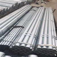 Tuyau en acier galvanisé ERW EMT ASTM A53 A106 Q235B BS1387 pour la construction, l'eau et la protection incendie