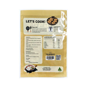 Clear Plastic <strong>Frozen</strong> Dumpling Food Packaging Bags With Back Sealed Pouch for <strong>Frozen</strong> Food Packing - Product Image 4