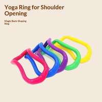 Anneau de yoga portable et durable pour amincir le dos et les épaules, étirements, sculpture corporelle, équipement de fitness en PP pour Pilates