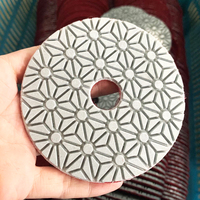Vente directe usine – Tampons de polissage diamantés 4 pouces (100 mm) pour marbre et granit – Tampon abrasif 3 étapes pour pierre et granit