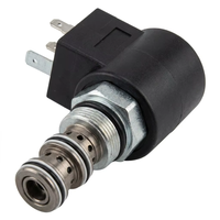 Vanne solénoïde hydraulique à cartouche de type bobine 3/2 voies pour groupes motopropulseurs avec conception de cavité standard américaine