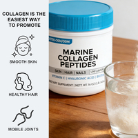 Le supplément hydrolysé de collagène de beauté sans gluten de haute qualité se dissout facilement sans saveur pour les produits en poudre de collagène marin