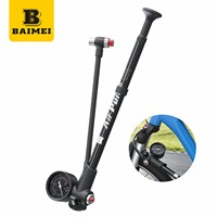 Pompe à air miniature portative Baimei 300 PSI haute pression en alliage d'aluminium pour vélo avec valve AV
