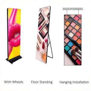Écran LED d'affichage publicitaire commercial à pas fin P2.5 pour intérieur avec technologie GOB, support au sol, animation, pour <span class=keywords><strong>magasin</strong></span> de détail - Product Image 3
