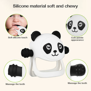 ยางกัดซิลิโคนรูป<span class=keywords><strong>แพนด้า</strong></span>สำหรับเด็กทารก ปลอดสาร BPA เกรดอาหาร สำหรับเด็กแรกเกิด - Product Image 3