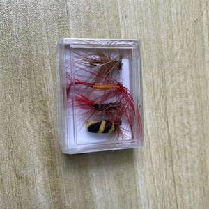 Ztc449 – ensemble de leurres à mouche, 4 en boîte, matériel de pêche à la truite, couleur aléatoire, équipement de pêche à la mouche, fournitures d'extérieur - Product Image 2