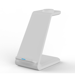 2026 Usine En Gros ABS 3 en 1 Station De <span class=keywords><strong>Chargeur</strong></span> Rapide Sans Fil pour Double <span class=keywords><strong>Chargeur</strong></span> Inductif De Téléphone Portable 10W - Product Image 4