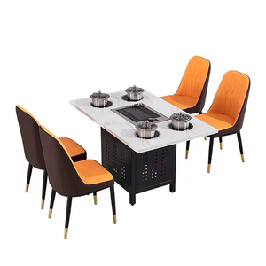 Tùy Chỉnh Thiết Kế Hiện Đại Shabu Shabu Lẩu Bảng Với Được Xây Dựng Trong Điện Cảm Ứng Nồi Cho Khách Sạn Ăn Uống Nhà Hàng Làm Bằng Kim Loại - Product Image 2