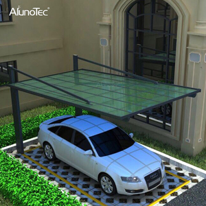 <span class=keywords><strong>Tettoia</strong></span> <span class=keywords><strong>per</strong></span> Garage AlunoTec in Policarbonato, <span class=keywords><strong>Copertura</strong></span> in Alluminio <span class=keywords><strong>per</strong></span> Due Auto, Carport - Product Image 4