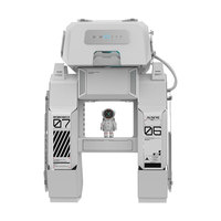 Desain ALSEYE kaca Tempered Tahoe casing komputer PC Gaming Robot casing komputer inovasi