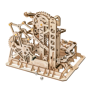 Robotime <span class=keywords><strong>Rokr</strong></span> Assemble Toys Marble Run Wood Gifts LG504 Marble Climber 3D Wooden Puzzles for Dropshipping - Product Image 1