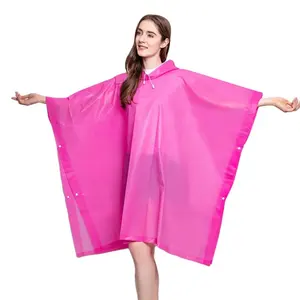 Unisex EVA Raincoat Reusable Rain Ponchos Impermeable Adult Pluvial