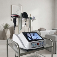Analyseur capillaire professionnel 5-en-1 haute fréquence pour le soin du cuir chevelu et la repousse des cheveux, machine de massage à usage commercial
