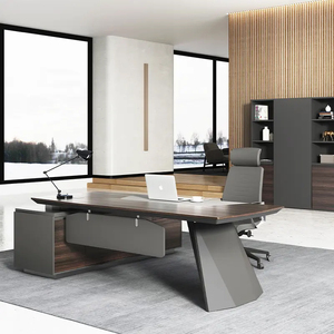 Escritorios de Oficina Ejecutivos Modernos de Madera en Forma de L, de Alta Calidad, Italianos, de Lujo, Únicos, Convertibles, Mesa para Directores Generales - Product Image 3