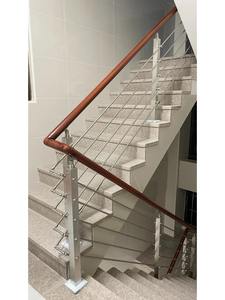 Mains courantes d'escalier en acier inoxydable auto-installées barrières de trafic <span class=keywords><strong>pour</strong></span> centres commerciaux écoles Rails de pare-feu <span class=keywords><strong>pour</strong></span> fenêtres - Product Image 5