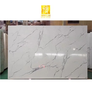 Boton đá Trung Quốc Đá Nhân Tạo dây chuyền sản xuất sàn gạch ốp tường bảng Top Countertop UV tấm đá cẩm thạch - Product Image 3