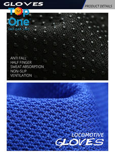 Top One Men's Half-Finger Cycling <b>Gloves</b> OEM Sports & Entertainment Mountain Bike <b>Gloves</b> for Bicycle & Motorcycle - Product Image 3