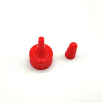 Bouchon à vis en plastique PP 24/410 28/410 couleur personnalisée, anti-fuite, à embout pointu, pour flacon cosmétique