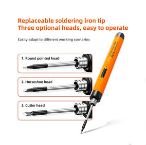 Soldador eléctrico de carga inalámbrica USB, soldador portátil de estaño, Kit de herramientas de soldadura de reparación Microelectrónica de carga rápida USB - Product Image 4