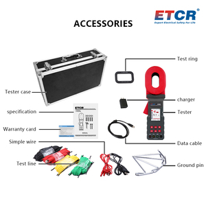 ETCR2300 Ground Pile Type Clamp Earth <strong>Resistance</strong> Tester <strong>Soil</strong> Resistivity Meter 0.0V-600V 1m-100m 0.000mA-20A - Product Image 4
