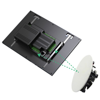 Sistema de Cine en Casa con Panel Táctil Inteligente Android de 10 Pulgadas y 8 Altavoces de Techo de Alta Fidelidad, Audio Premium para Toda la Casa