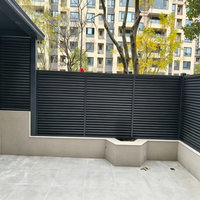 Panneaux de clôture en aluminium à assembler soi-même, revêtement poudré noir, pour jardin et bordure de piscine – Approvisionnement direct usine