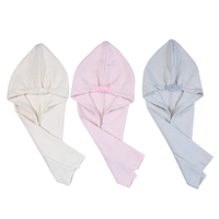 Shuqi Waffle Microfiber Hair Towel Lightweight Skin-Friendly Quick Absorbing Machine Washable Durable