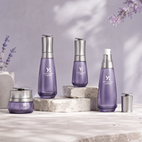 Ensemble de flacons en verre multi-tailles pour emballages cosmétiques, pots à crème 60g 40ml 100ml 120ml, emballages pour soins de la peau, pompe pulvérisateur, couleurs personnalisées