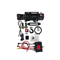 Vente directe usine – Treuil électrique haute qualité 12/24V 12000 livres avec câble en acier pour grues automobiles, télécommande, Chine