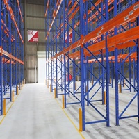 Système de rayonnage d'entrepôt industriel de support de palette sélectif en acier de stockage résistant d'usine