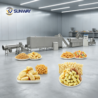 Equipo Industrial para la Elaboración de Cereales Crujientes, Línea de Procesamiento para Dar Forma a Alimentos Inflados