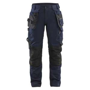 BLAKLADER - 713218328600D22 Pantalon femme Craftsman avec stretch Bleu marine foncé-PANTALON DE TRAVAIL EAN 7330509924082 - Product Image 1