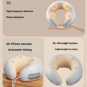 Masajeador de Cuello Inteligente con Calor, Control por Aplicación Bluetooth, 5 Modos de Shiatsu para Alivio en Casa, Oficina y Viajes - Product Image 2