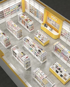 ชั้นวางสินค้าซุปเปอร์มาร์เก็ตแบบสองด้าน 5 ชั้น ยี่ห้อคิมแฮม ฮอตวีลส์ รุ่นโมเดิร์น เคลือบอีพ็อกซี่ แข็งแรง ทนทาน ติดตั้งง่าย - Product Image 2