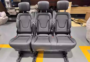 Sedile Originale in Pelle Nera 2024 per <span class=keywords><strong>Mercedes</strong></span> Viano <span class=keywords><strong>Vito</strong></span> Classe <span class=keywords><strong>V</strong></span>, Pieghevole per Modelli W447/Metris/<span class=keywords><strong>Vito</strong></span>/V250/V300 - Product Image 5