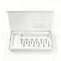 Boîte à fermeture magnétique en carton avec laminage mat de luxe et revêtement UV, pour 12 aiguilles, stylo d'injection, flacon de peptide, boîte cadeau