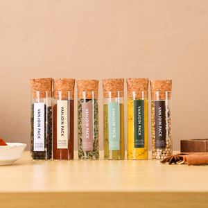 Expédition rapide 50ml Flacons en verre résistant à la chaleur Tube de qualité alimentaire clair bonbons épices herbes bouteilles avec bouchons en liège - Product Image 2