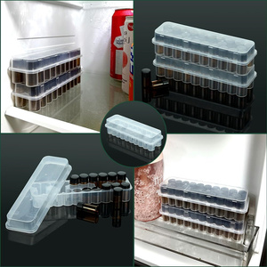 Wholesale 3ml 24 Vials Holder Bottle <b>Storage</b> Box Plastic Clear Vial <b>Boxes</b> with Recycled <b>Materials</b> Vials Holder - Product Image 6