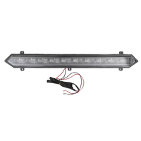 Nouvelle calandre avant noire mate en ABS pour 2023+ – Accessoire extérieur automobile tout-terrain avec bande lumineuse LED blanche