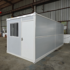 Maison conteneur pliable en structure acier, personnalisable, pour l'hiver chaud et l'été frais, installation et transport faciles, moderne pour l'extérieur - Product Image 4