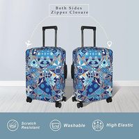 Housse de protection pour valise de voyage 24'' carrée, personnalisable avec logo, en polyester imperméable