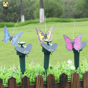 Mariposa Solar Vibrante al por Mayor, Pájaro Danzante y Aleteante para Decoración de Jardín y Hogar, Estaca de Pájaros Voladores y Aleteantes - Product Image 1