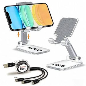 Support de téléphone portable de bureau réglable personnalisé avec logo pour cadeaux promotionnels d'entreprise en gros - Product Image 1