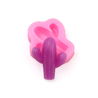 XGY-234 3d Kaktus geformte dekorative Silikon-Fondant-Form für Kuchen-Dekoration Silikon wieder geborene Puppen form Benutzer definierte Silikon-Backform